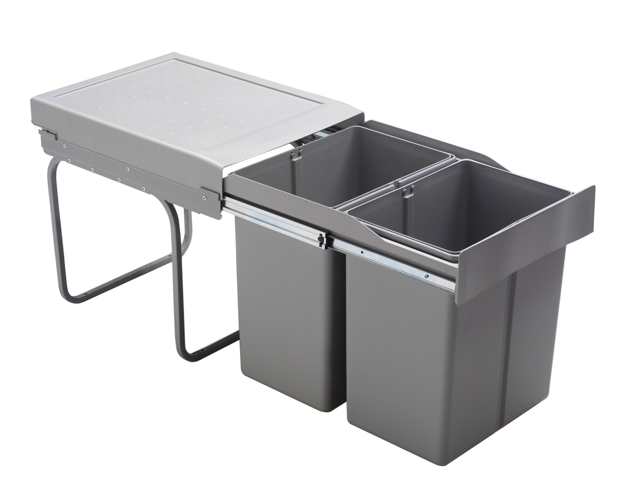 Pattumiera ad Estrazione Frontale 2x21L – Made in Italy