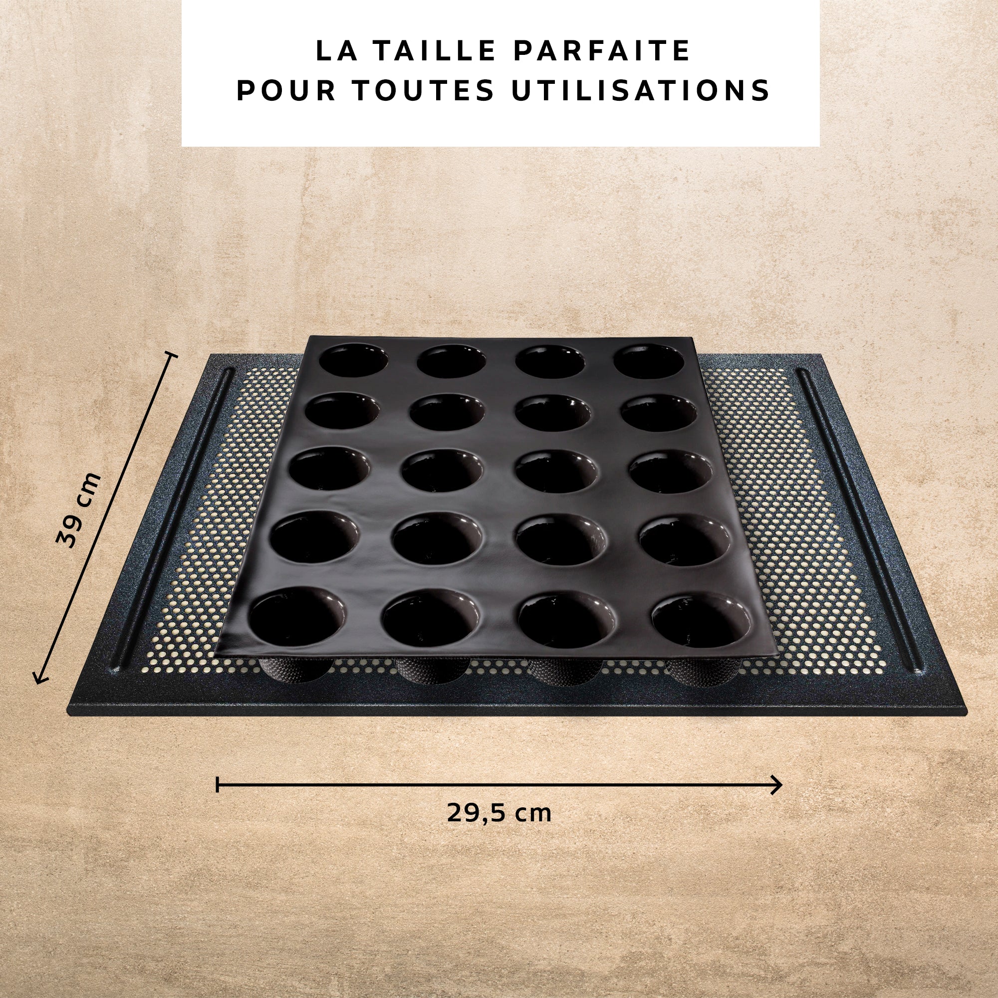 Stampo Flexipan® per 20 Mini-Muffin – Silicone e Maglia di Vetro, Per Ricette Dolci e Salate - immagine 9