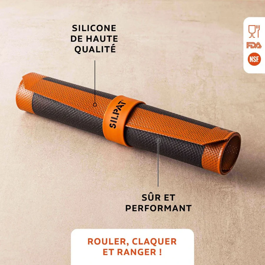 Silband® – Laccio in Silicone per Arrotolare e Riporre le Tue Tele da Forno Silpat® - immagine 3