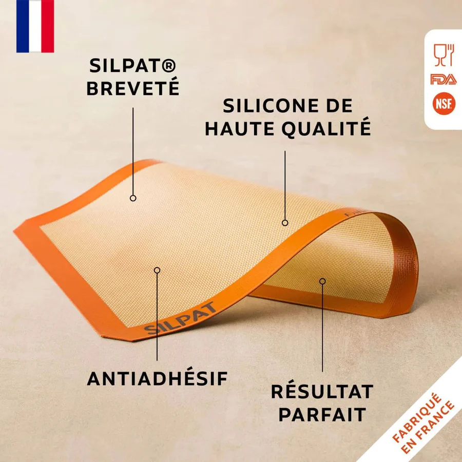 Tappetino da Forno in Silicone Silpat 42x29,5 cm – Multiuso, Antiaderente, Resistente e con Laccio per Riporlo - immagine 2