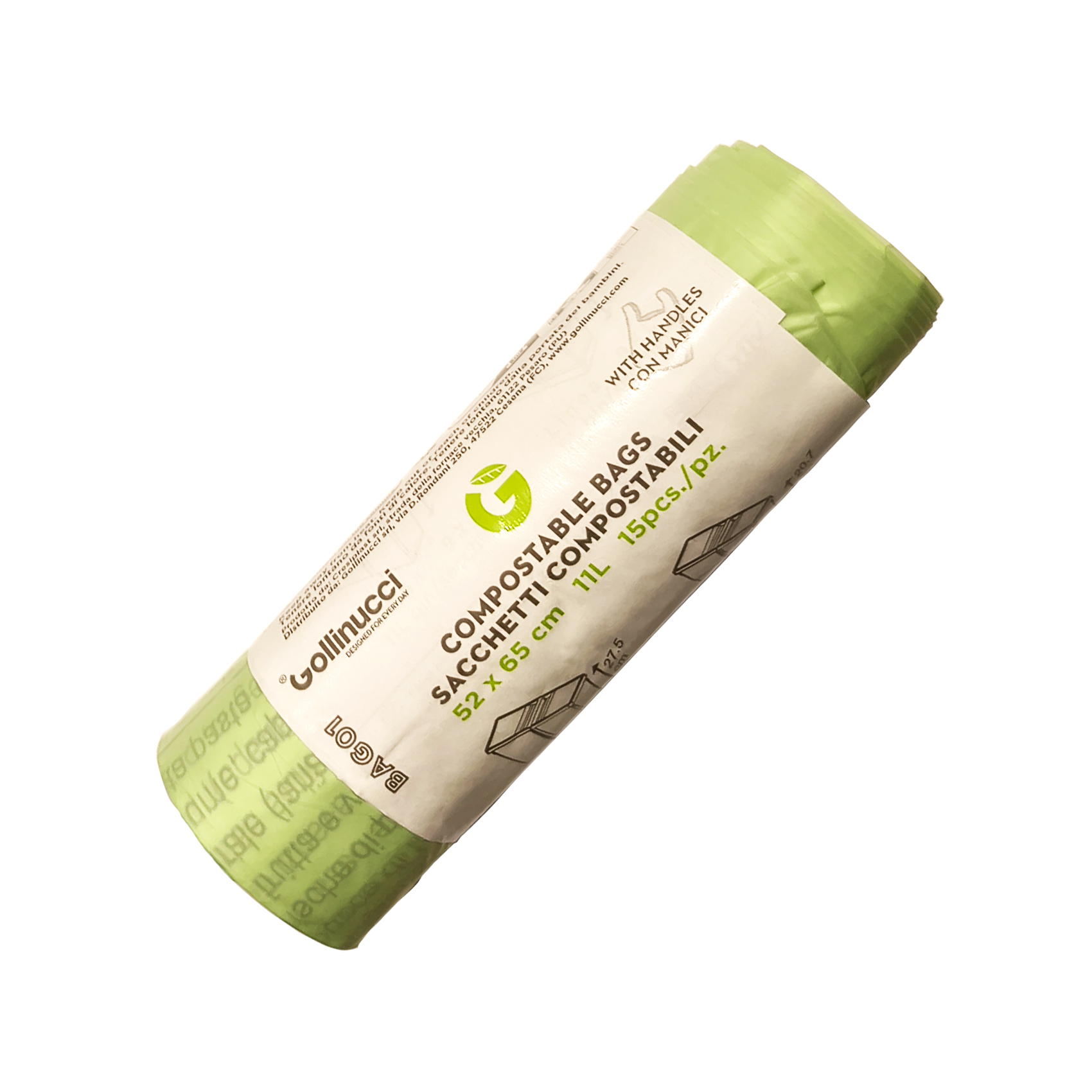 Rotolo da 15 Shopper compostabili 9XL® – 52x65cm